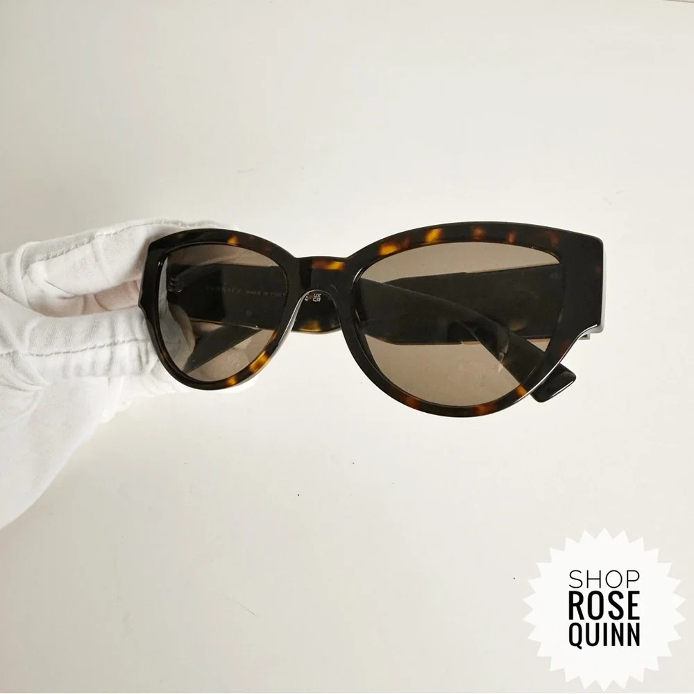 LOW START SALE - VERSACE | Havana Sunglasses NWT - Picture 8 of 9